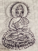 Achromatic Primordial Om & Ganesha Printed Scarf