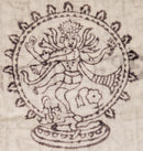 Achromatic Primordial Om & Ganesha Printed Scarf