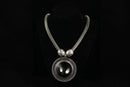 Onyx Queens Medallion Necklace | Wild Lotus