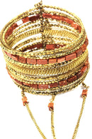 Sun Stone Exotic Gemstone Bangle & Ring