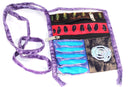 Brown Spiral Cross Body Patchwork Passport Bag