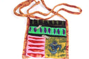 Stone Wash Om Cross Body Patchwork Jhola Bag