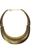 Snake Skin Design Choker Necklace