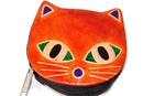 Orange Kitty Boo Coin Purse