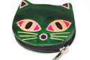 Green Kitty Boo Coin Purse