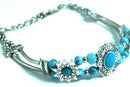Turquoise Sweet Sunflower Boho Bracelet
