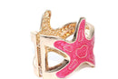 Pink Starfish Glitz Bangle | Wild Lotus