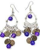 Royal Blue Untamed Chandelier Earrings