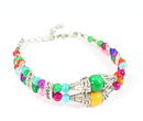 Double Strand Marbled Beaded Bracelet by Wild Lotus