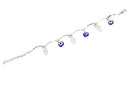 Blue Hamsa Hand & Evil Eye Protection Bracelet