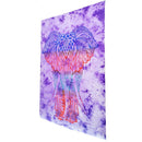 Purple Bohemian Elephant Tie Dye Pattern Hippie Tapestry Psychedelic Wall Hanging Decoration | Wild Lotus® | @wildlotusbrand