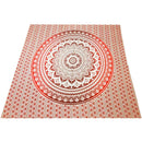 Red Ombre Art Pattern Full Size Sheet Tapestry Wall Hanging Decoration