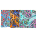 Paisley Print Pattern Cotton Scarf