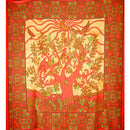 Yellow Crescent Moon Garden Art Decorative Border Wall Tapestry | Wild Lotus®